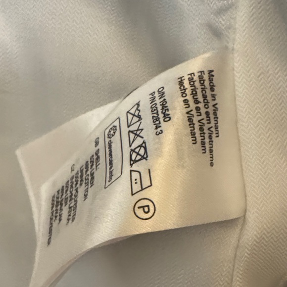 H&M Elegant Navy Blazer Linen Cotton Bkend never worn! NWOT - Picture 3 of 5